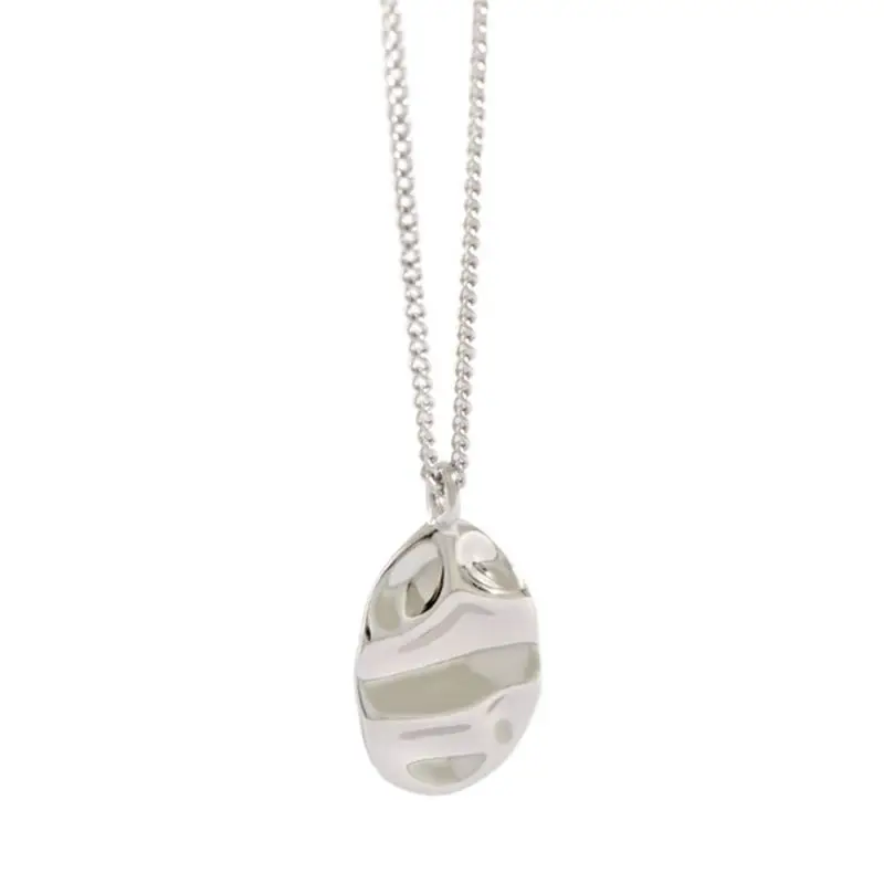 

925 Sterling Silver Fashion Choker Pendant Necklace For Women Party FINE Jewelry BX0C
