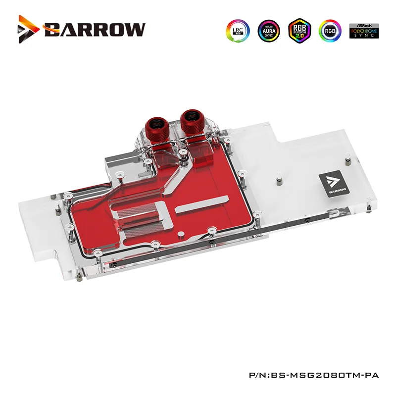 Курган GPU Блок Водяного Охлаждения для MSI RTX2080T GAMING X TRIO Графика кулер карты полное