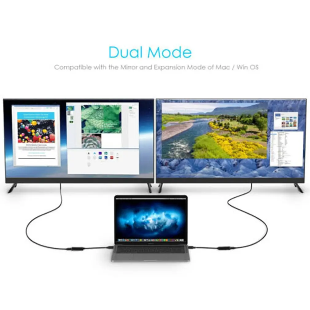 USB-C To HDMI-совместимый преобразователь Ad Ter для прожектора TV Type C в MacBook Pro Для IMac |