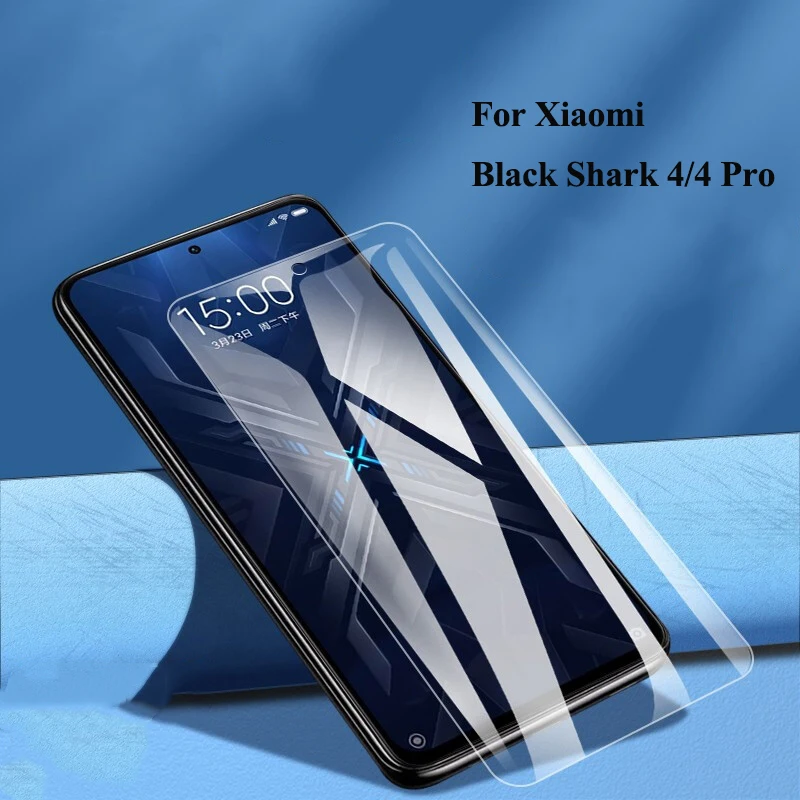 

Закаленное стекло HD для Xiaomi Black Shark 4 Pro, защита экрана телефона BlackShark 4Pro, полное покрытие, прозрачная защитная Передняя пленка