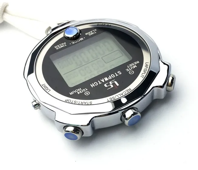 Waterproof Stopwatch Timer Luminous A Thousandth 0.001 Second 100 Channels Memory For Running Training Track Field | Инструменты