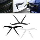 2 шт., декоративные фары для переднего бамперсветильник Tesla Model 3 2017 2018 2019