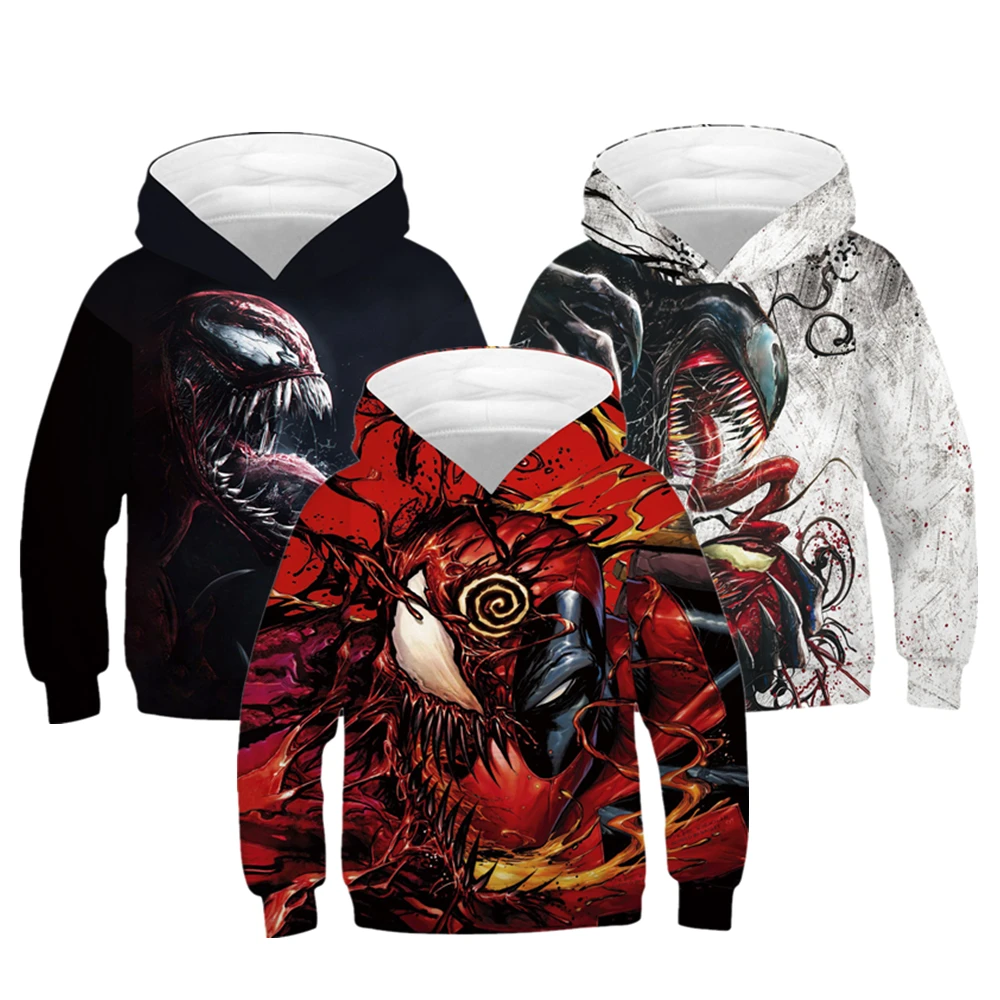 Autumn Winter Children's Hoodies Coat 5-14y Boys Girls Hooded Sweats Kids Superhero Printed Sweatshirts Child Sport Top Pullover