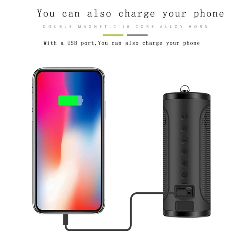 Беспроводная колонка X12 с поддержкой Bluetooth 4 2 водонепроницаемая внешний