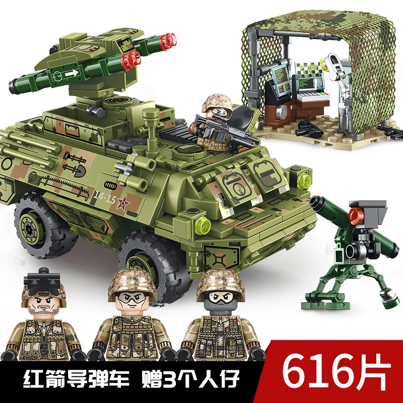 SEMBO 105656 616 шт MOC Technic серия железная кровь тяжелое оборудование строительные блоки