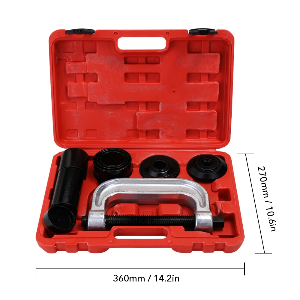 10PCS Drive Ball Joint Remover Car Repairing Tools Case Frame Press Service Tool Set Installation Tool Kits for Car Multi-tool