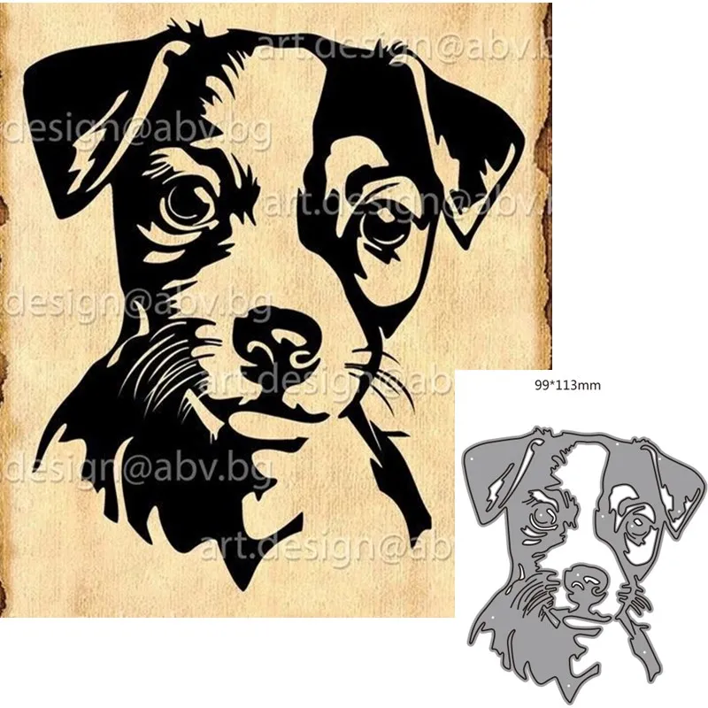 Металлические высечки штампы животные собачья лапа украшение скрапбукинг