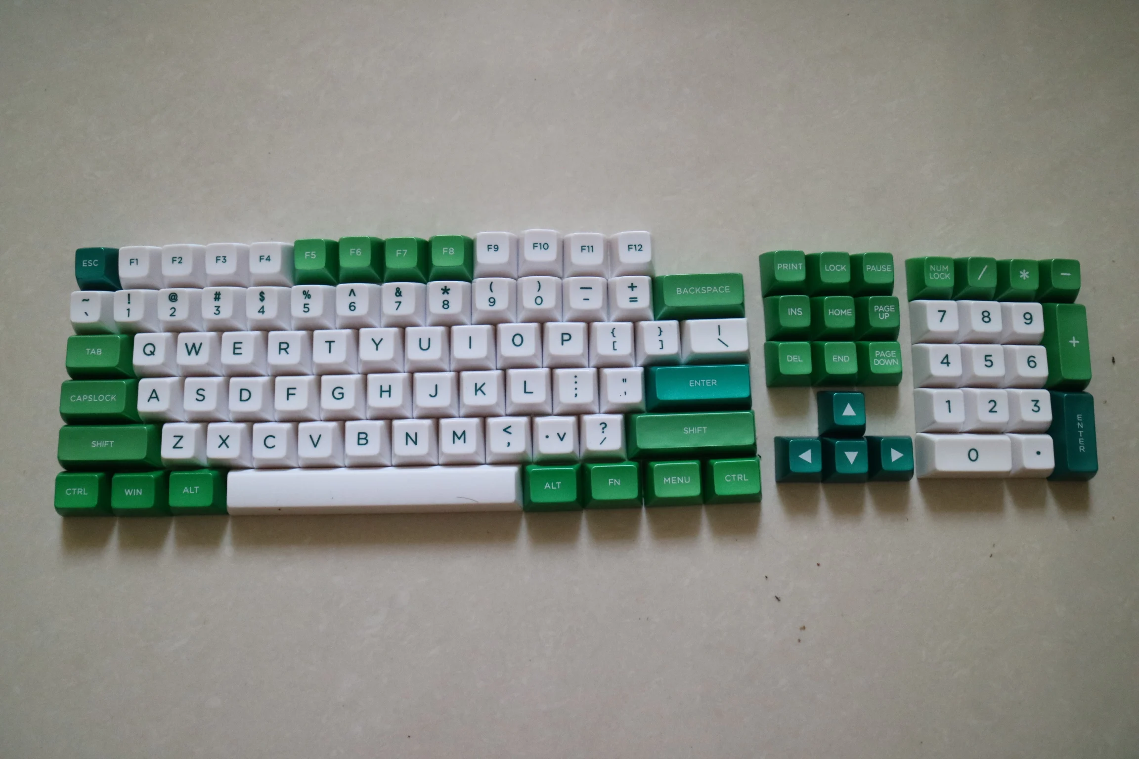 SA высота крышки ABS материал зеленый рукав SP эльф (104 87) Keycap|Аксессуары для мышей и