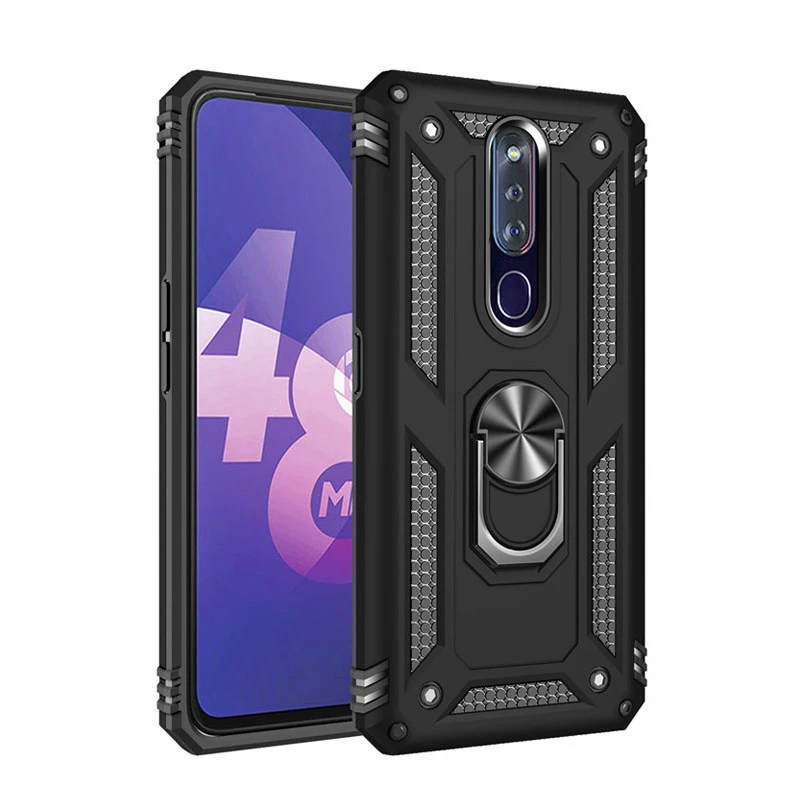 Car Magnetic Case For OPPO A37 A39 A57 A5 A3S A59 F1S A71 A77 F3 A83 F11 Pro R19 F5 R11S Plus R15 R17 Anti Drop Cover |