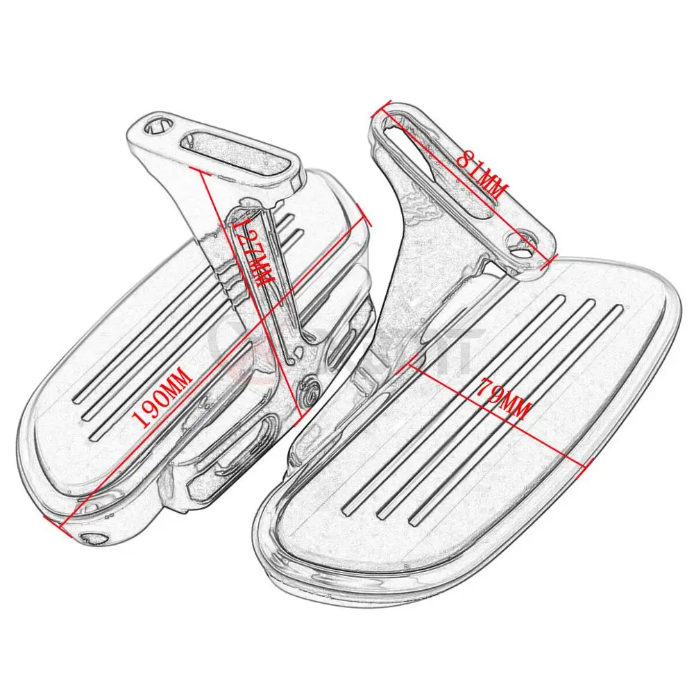 Подножки для мотоцикла подножки Harley Touring Electra Glide Road King 1993 2018|Подставки под ноги| |