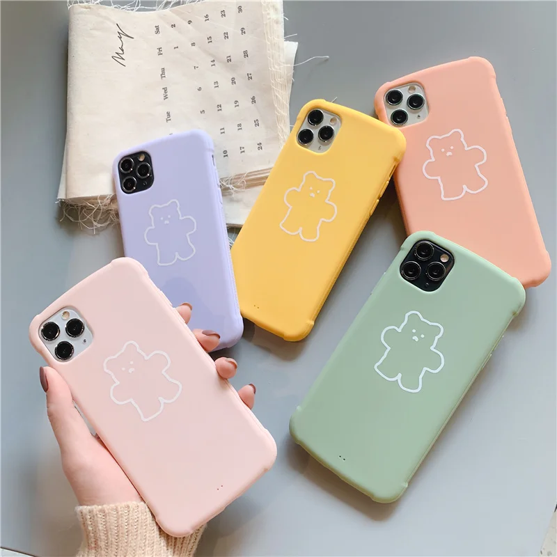 Яркие цвета противоударные чехлы для телефонов iphone 8 7 Plus твердый