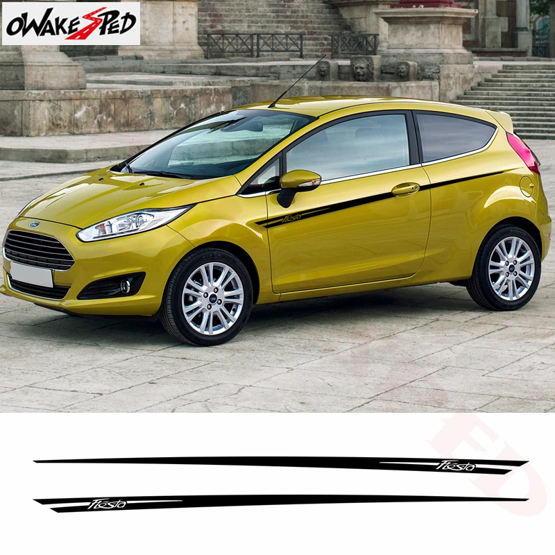 1 комплект наклеек для кузова автомобиля боковые декоративные наклейки Ford Fiesta ST RS