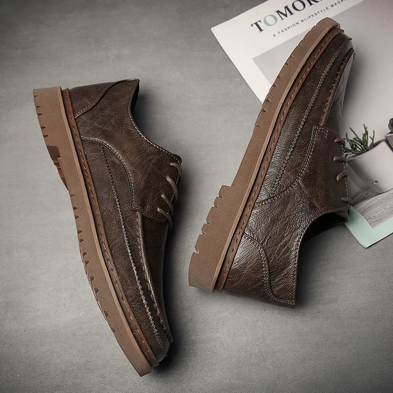 

Shoe Casual Man Zapatos De Hombre Casual Shoes Man Fashion Leisure Comfortable Men Breathable 2020 New Leather For Sapatos