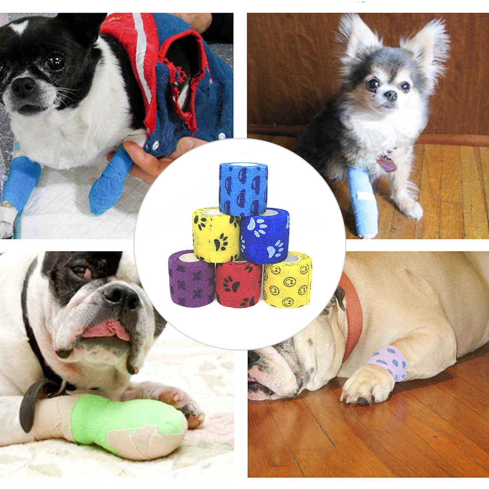 С изображением обезьянки из мультфильма Нетканая самоклеящаяся эластичный бинт