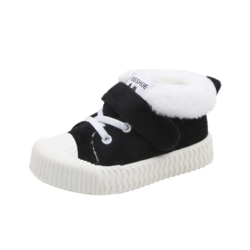 New Winter Baby Girl Boy Infant Toddler Plush Boots Thickening Snow Soft Bottom Non-Slip Warm Child Kids Shoes | Мать и ребенок
