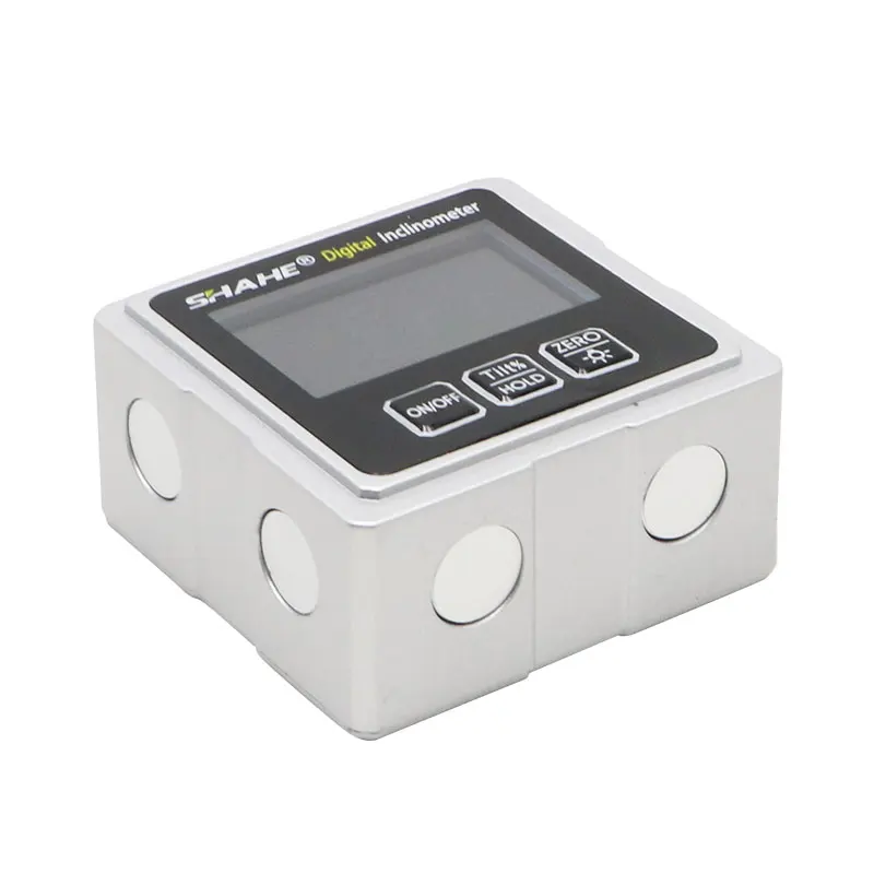 Цифровой транспортир shahe угломер с подсветкой и 3 сторонней магнитной