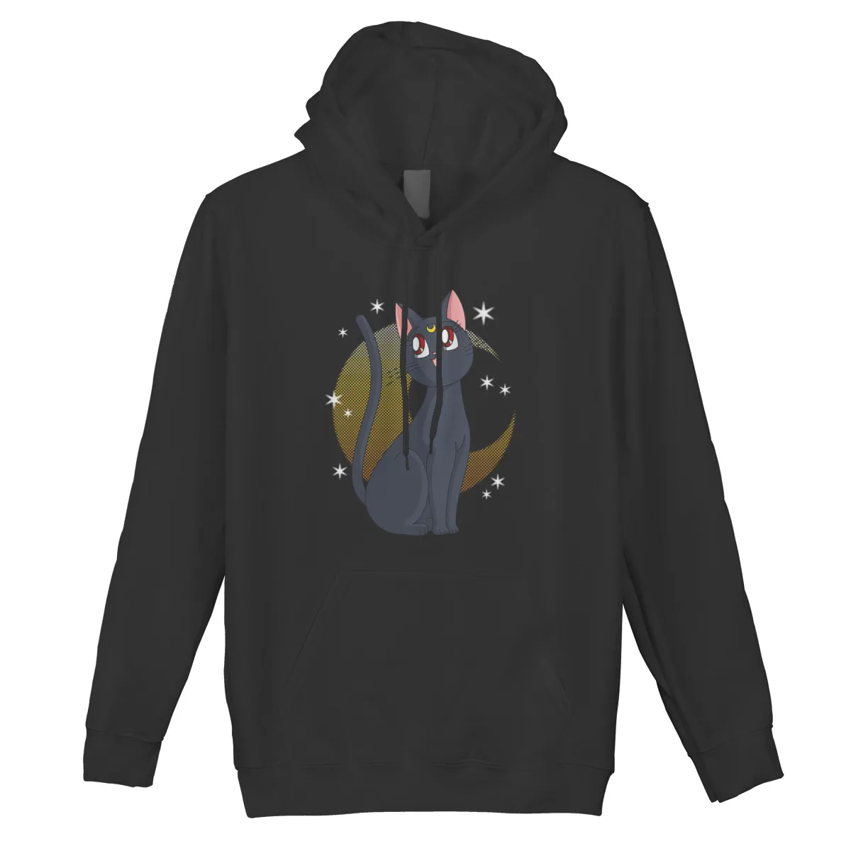 

Men's Hoodie Luna LunaFunny Kawaii long Sleeve Oversized Sweatshirts Mens Clothes 37174