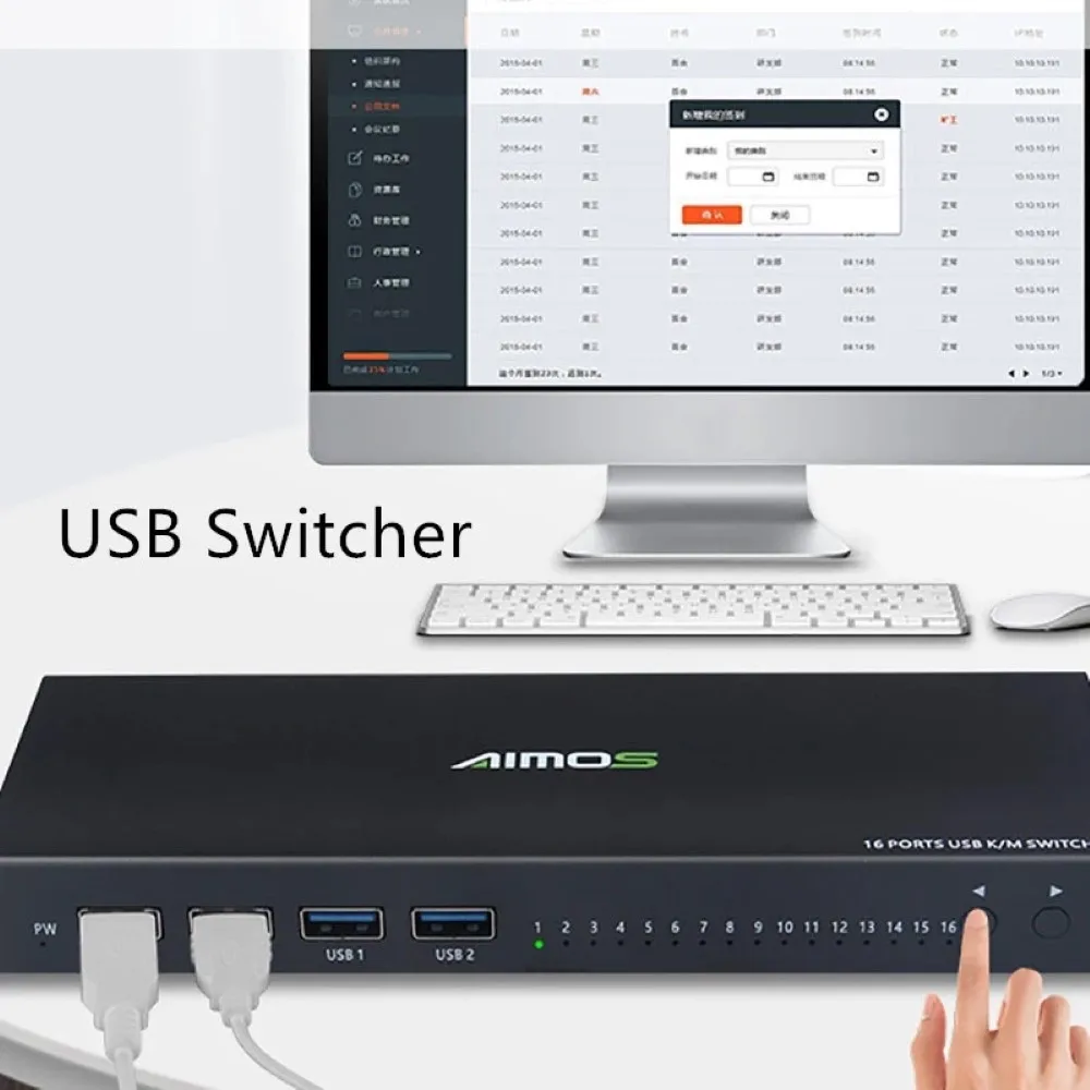 

USB- AIMOS, 16 ., KVM, , , , , 4K, HDMI