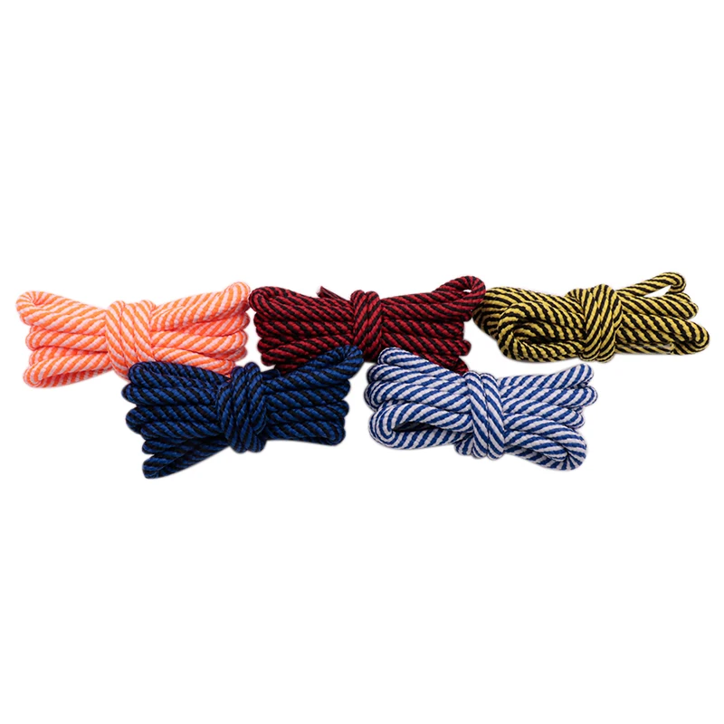

New Polyester Promotional Shoelaces 2 Colors Mixed Outdoor Sports Shoestrings Skating Bootlaces White Red Black Laces
