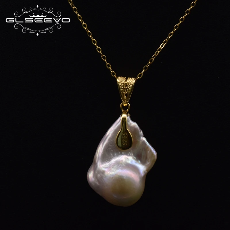 Женское Ожерелье с натуральным жемчугом в форме цветка|Ожерелья подвеской| |