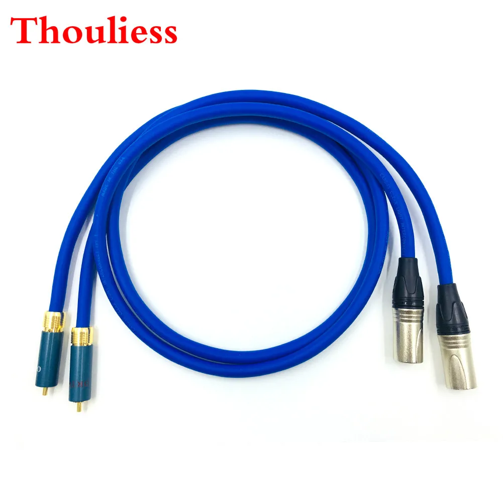 Thouliess пара Ortfon 1 RCA к XLR кабель со штыревыми соединителями на обоих концах для