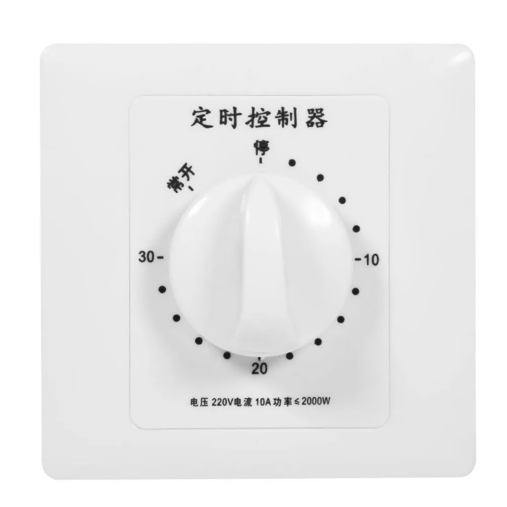 Механический таймер 220 В переменного тока 30/60/120 мин Интеллектуальный управление
