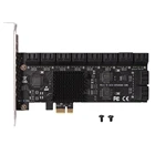 Адаптер SA3112J PCIE, 20 портов PCI-Express X1 на SATA 3,0, плата расширения контроллера 6 Гбитс, высокая скорость для настольных ПК
