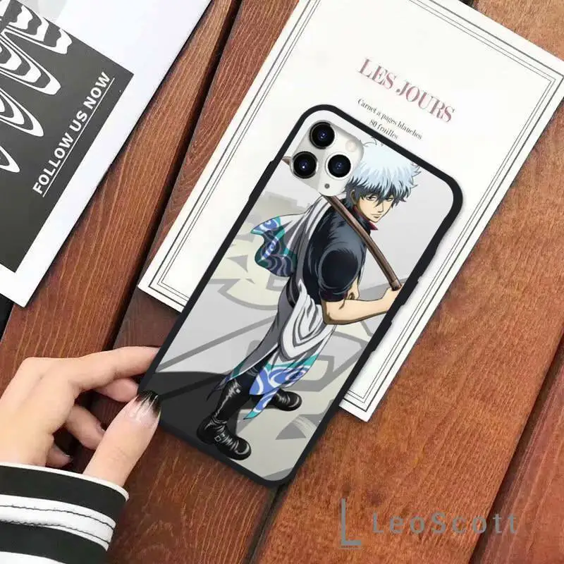 

GINTAMA amine Phone Case for iPhone 11 12 pro XS MAX 8 7 6 6S Plus X 5S SE 2020 XR Soft silicone
