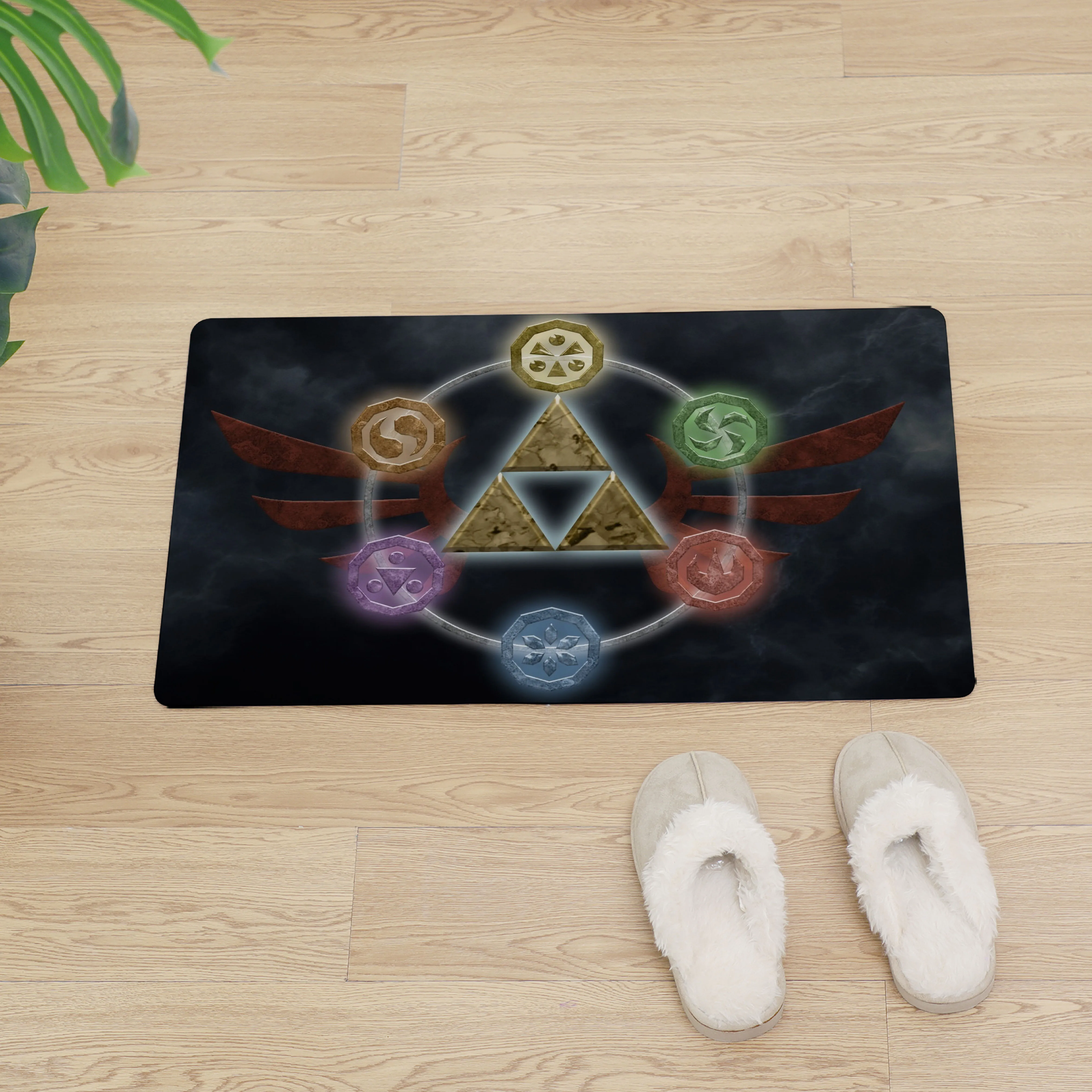 Мультяшная Легенда о Zelda, коврик для входной двери, ПВХ, напольный коврик, нескользящий, кухонный ковер, легко чистится, дверной коврик, водонепроницаемый коврик, Забавный ковер