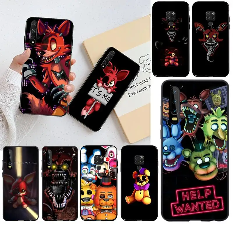 HPCHCJHM Fnaf плюшевый Foxy чехол для телефона Huawei P30 P20 lite Mate 20 Pro P Smart 2019 prime|Бамперы| |