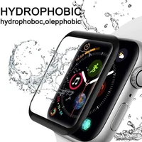 waterproof screen protector for apple watch serie 5 4 3 38mm 40mm 44mm 42mm not tempered soft glass film for iwatch 2 3 4 5 6 se