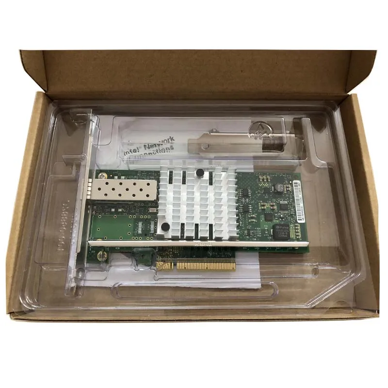 Eastforfuy X520-DA1 10GBase PCI Express x8 intel 82599 EN чип Однопортовый сетевой адаптер Ethernet E10G41BTDA, SFP не входит в комплект