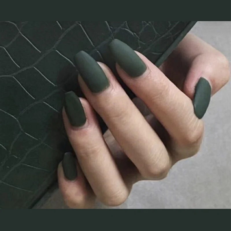 style3 24 шт., матовые розовые накладные ногти для девушек, корейских женщин, инструмент для маникюра и красоты, чистый цвет, Короткие квадратные накладные ногти, сделай сам, украшение - Цвет: style3