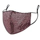 Многоразовые маски унисекс с блестками и леопардовым принтом, регулируемая моющаяся модель унисекс, 1 шт., дымка, Хэллоуин,  2022