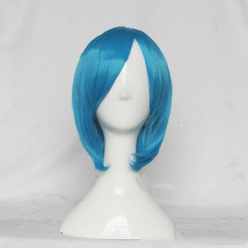 blue HAIRJOY синтетические волосы Кирисима тука фиолетовый парик для выступлений - Цвет: blue