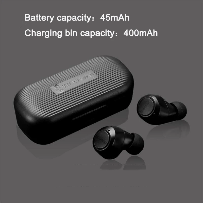 Hessian tws7 earbuds binaural wireless bluetooth 5.0 earphone high-quality HiFi Sound quality wireless music earphone casual
