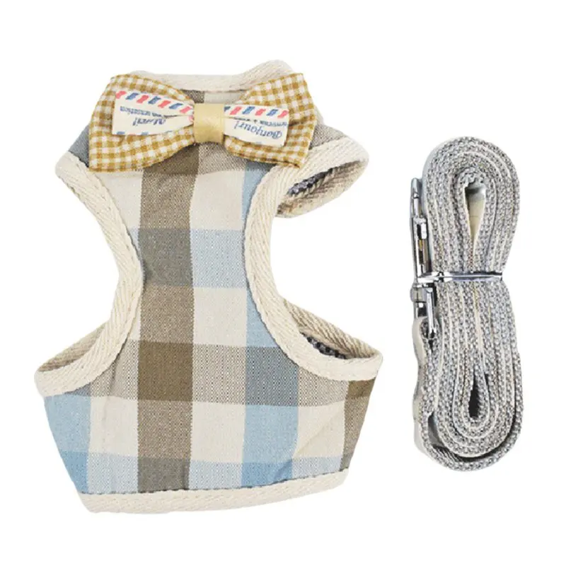 

Ошейник для домашних питомцев, сетчатый дышащий жилет, регулируемый поводок и комплект для маленьких собак