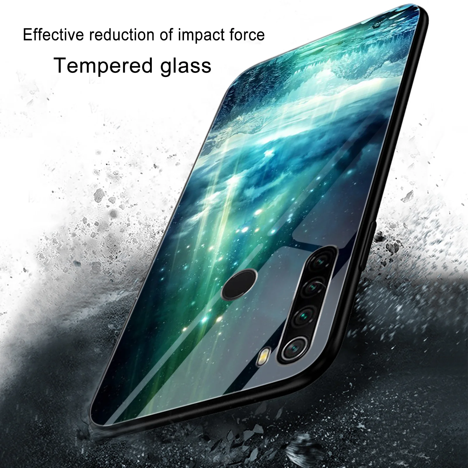 

Sea Tree Phone Case for Xiaomi Redmi Note 9 8 7 8A 7A 8T 6 Pro Mi Note 10 9 9T 10T 8 Pro SE F1 Poco X3 Glass Cases Cover Funda