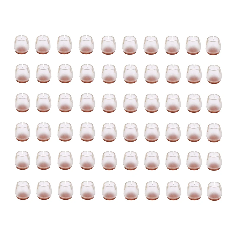 Прозрачные силиконовые колпачки для ножек стола стула защитные пола с