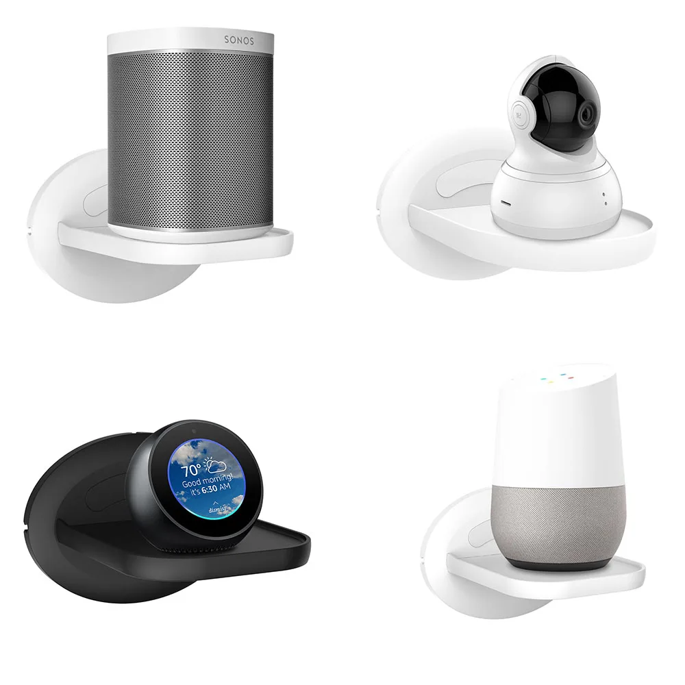 Многоцелевой настенный держатель для Amazon Echo Spot Google Home mini WiFi смартфонов камер