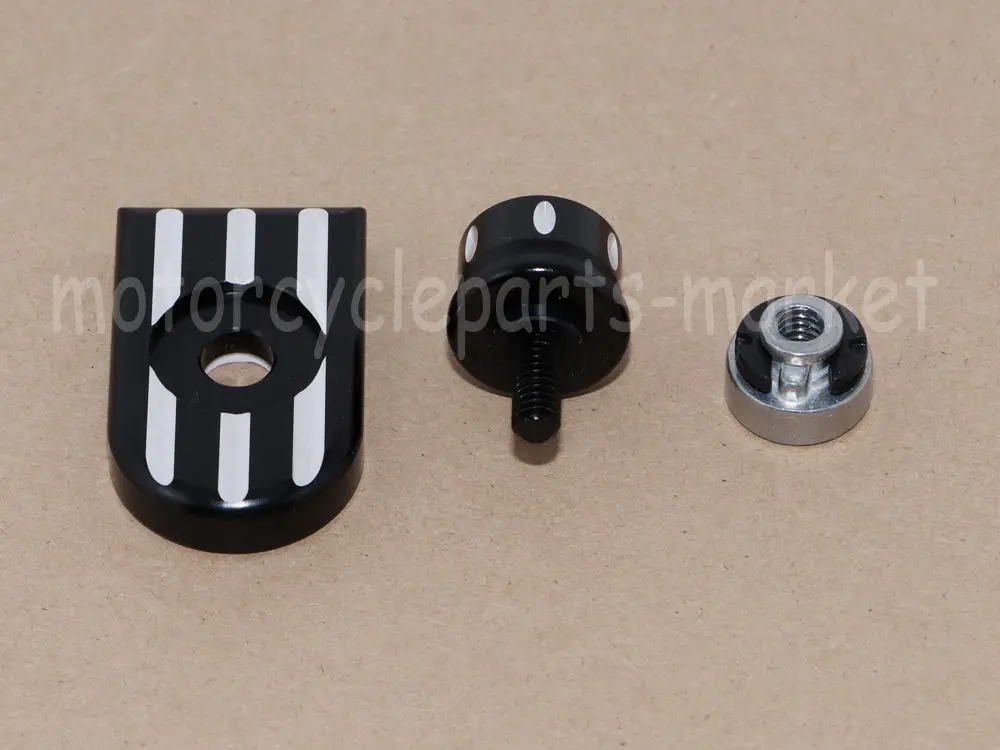 Заднего сиденья мотоцикла болт Tab Винт Ручка монтирования гайка крышки для Harley
