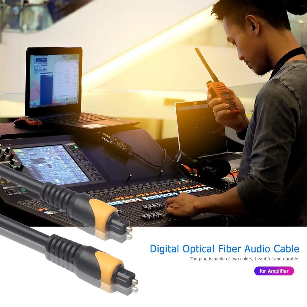 Digital Optical Audio Cable Coaxial Toslink SPDIF for Amplifiers Blu-ray Compatible with DTS Devices Socket | Электроника
