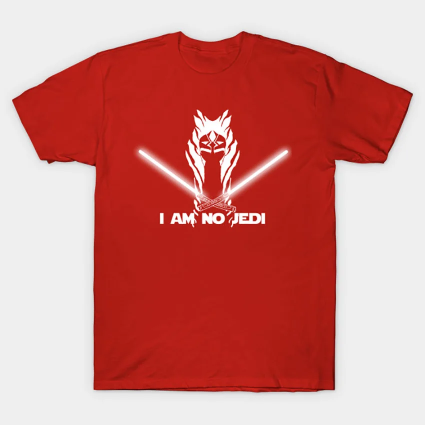 Футболка Я не джедай футболка Ahsoka Tano клон войн ahsoka световой меч мятежники джедаев