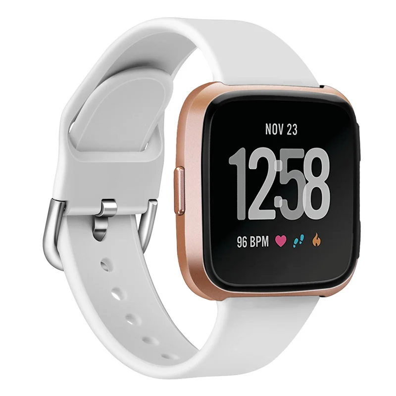 1 Замена Fitbit versa, ремешок Ремешок силиконовый браслет из дышащего материала, сменный спортивный ремешок для Fitbit часы Versa 61017 - Цвет ремешка: 1