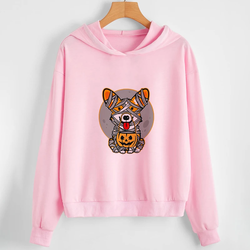 Женская толстовка с капюшоном и принтом в стиле Харадзюку | одежда