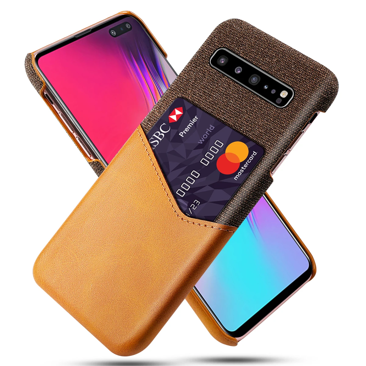 Для samsung S10 5G Note 10 Plus, кожаный чехол, мягкая ткань, Комбинированная ткань, противоударный чехол для samsung A2 Core A20e M30, Чехол для карт