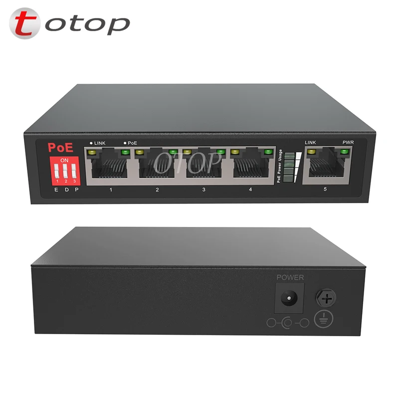 

Коммутатор POE с 5 портами s 802, 3af/at, 65 Вт