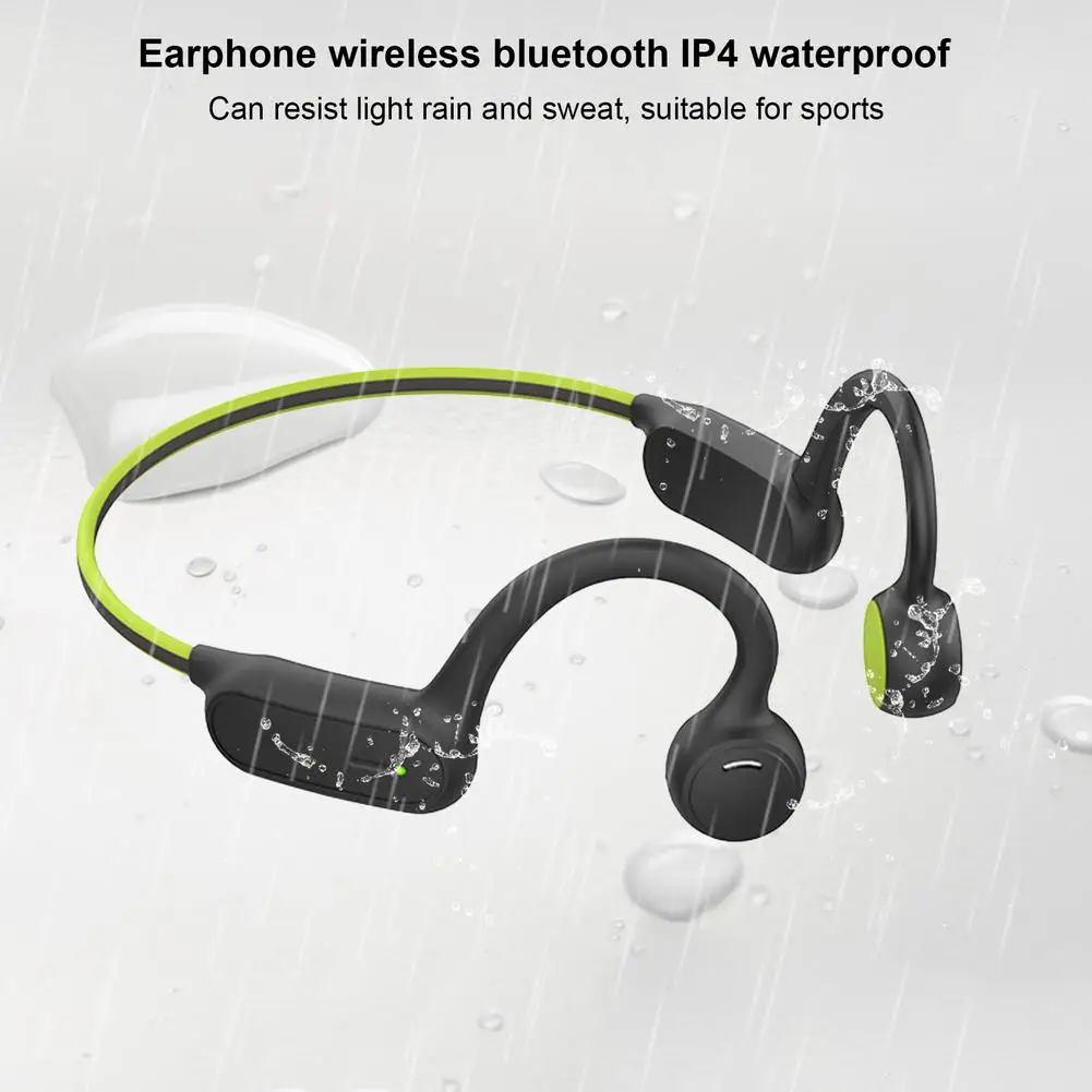 

Bone Conduction Headphones Wireless Sweatproof Running Headphones Outdoor Sport Headsets With Microphone