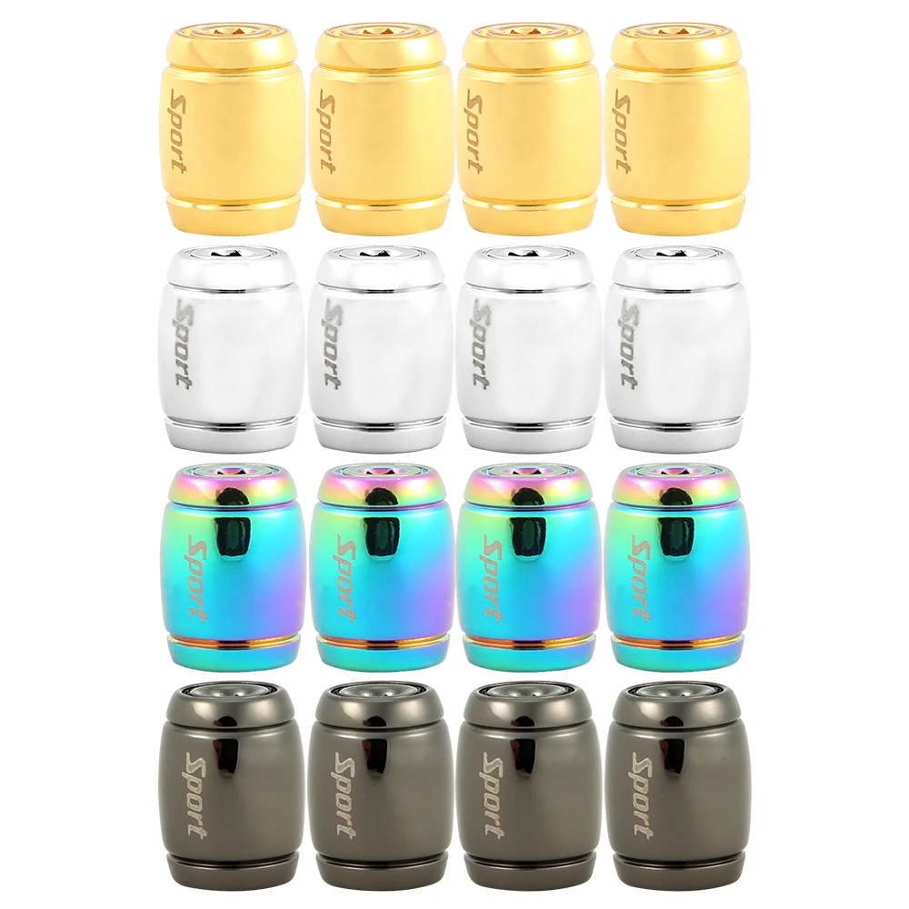 AQTQAQ 1Set New Zinc Alloy Anti-theft Sport Car Tire Valve Caps Wheel Tires Trye Stem Air Cap Airtight Covers for Styling | Автомобили и