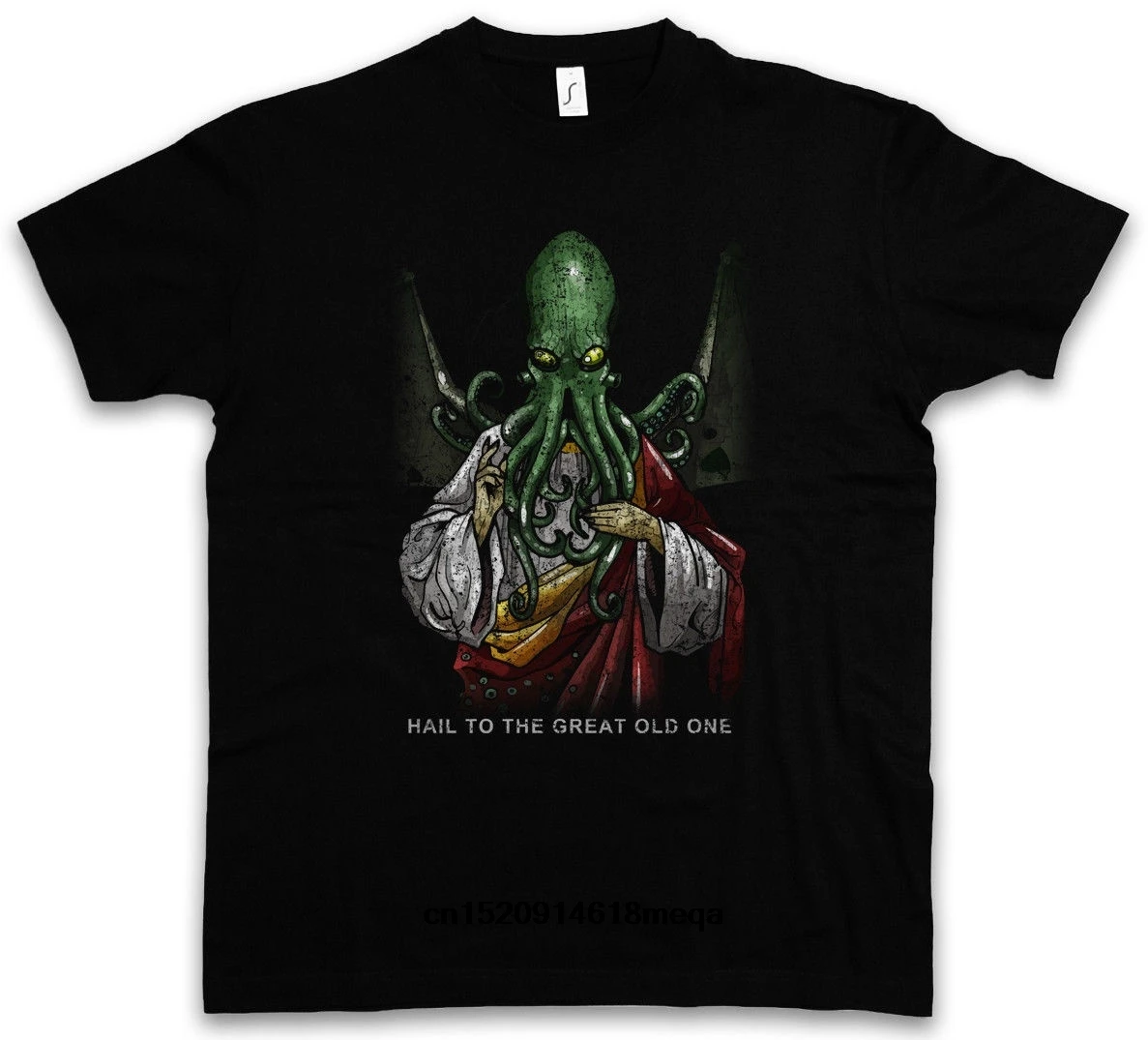 Забавные футболки град CTHULHU Повседневная футболка войн ужас Аркхэм H. P.